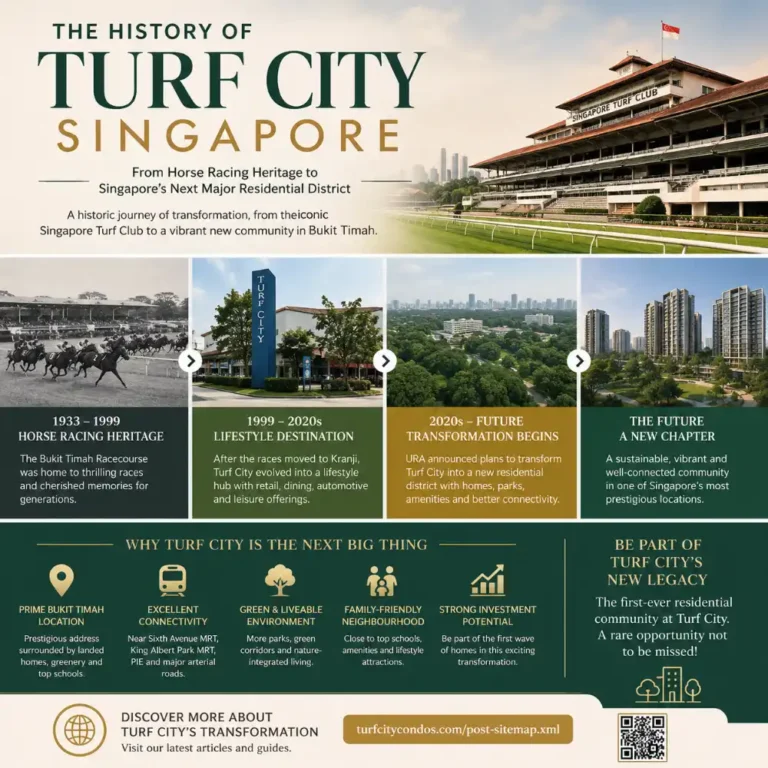 Read more about the article The History of Turf City Singapore — From Horse Racing Heritage to Singapore’s Next Major Residential District
