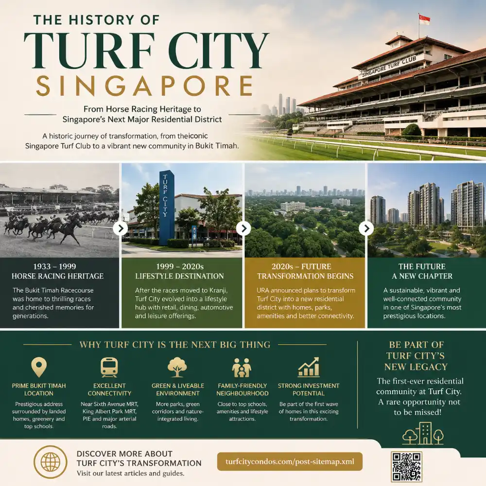 Read more about the article The History of Turf City Singapore — From Horse Racing Heritage to Singapore’s Next Major Residential District